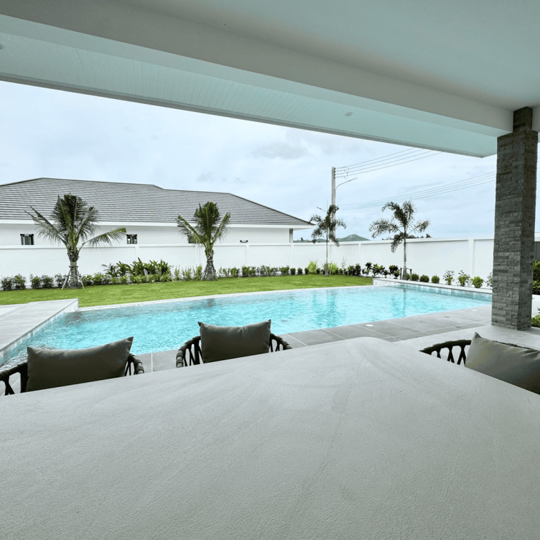 Premium Hua Hin Villa Poolside Living Sale