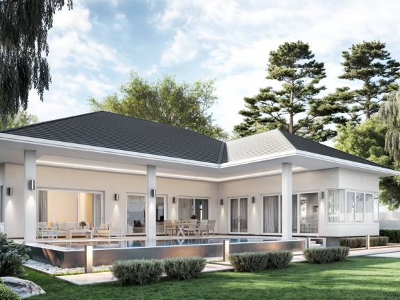 Modern Poolside Villa Living in Hua Hin