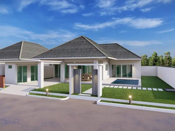 Luxury Hua Hin Smart Hamlet Villa Exterior